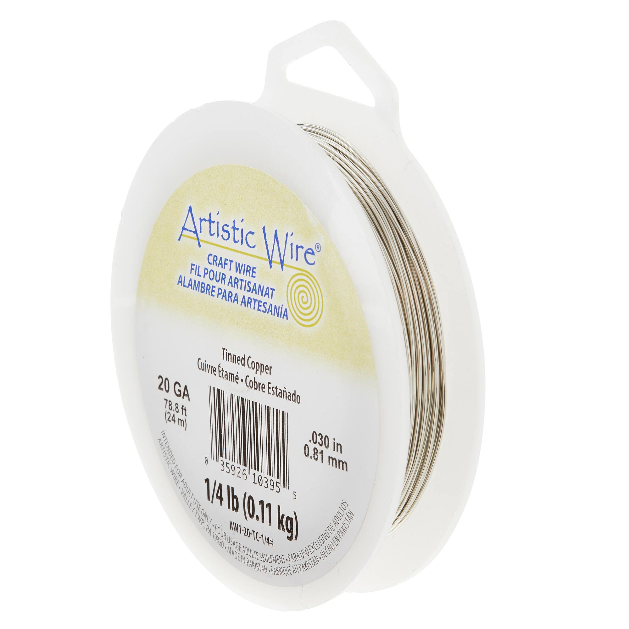 Beadalon® Artistic Wire® 20 Gauge Tinned Copper Wire